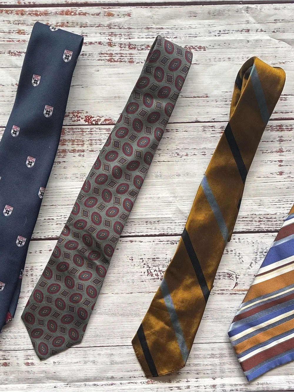 Classic Men's Vintage Silk Tie Bundle